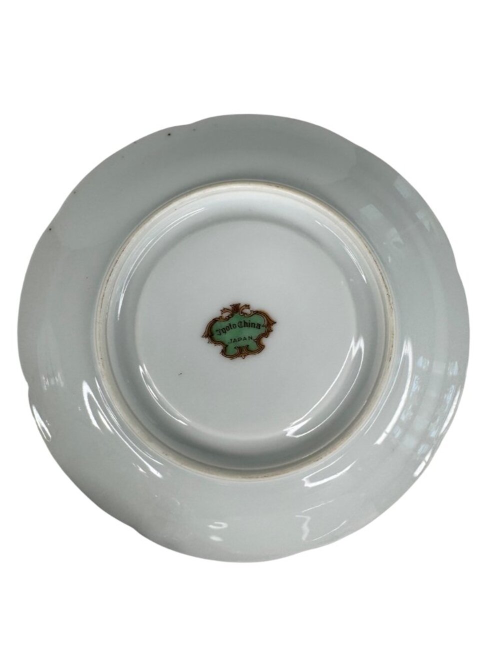 Japanese Jyoto China Floral Tea Cup & Saucer Set Porcelain 4-Piece Pastel Vtg - Picture 9 of 16